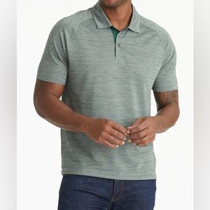 UNTUCKIT No Sweat Heathered Polo